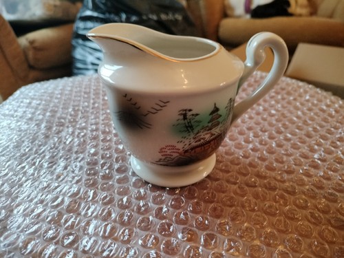 ⭐Rare⭐ Vintage E&O China Ware Eggshell Tea Set Teapot Sugar Bowl Milk Jug Cups - Picture 9 of 22