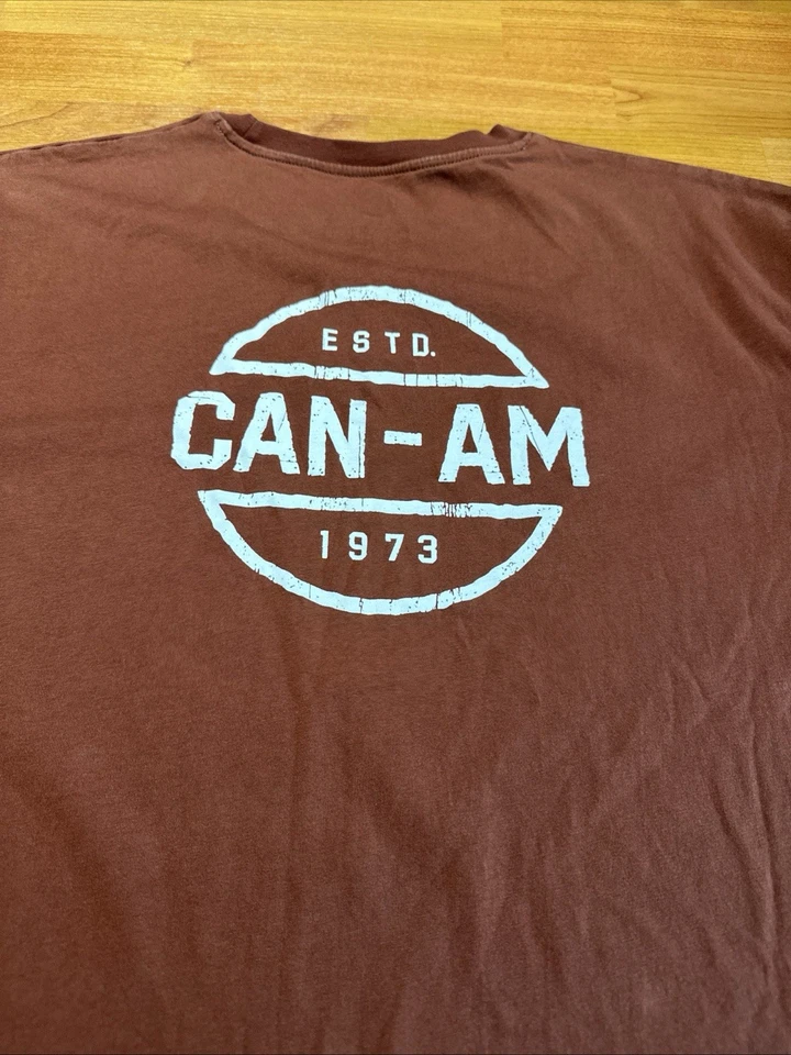 Camiseta Can-Am 1973 4545310414 para hombre talla Lg rojo castaño rojizo Foto 4 de 4