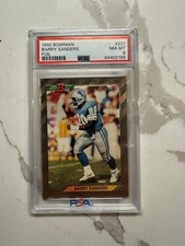 1992 Bowman Barry Sanders Foil PSA 8