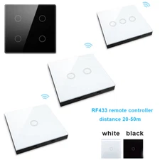 433MHz Stick Switch Wall Touch Panel Wireless RF Remote Control Transmitter