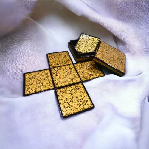 Antique Gold Stunning Coasters Set Of 6