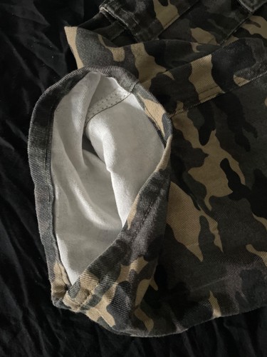 Straight Leg Camouflage Non Stretch Trousers In Size Medium - Picture 3 of 4