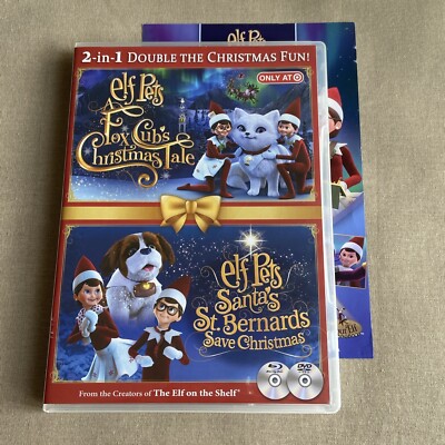 Elf Pets: Santa's St. Bernards Save Christmas & Fox Cub s Tale (Blu-Ray & DVD) +