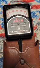 Skan Exposure Meter by GM LIGHT METER Chicago USA Leather Case Tested Works