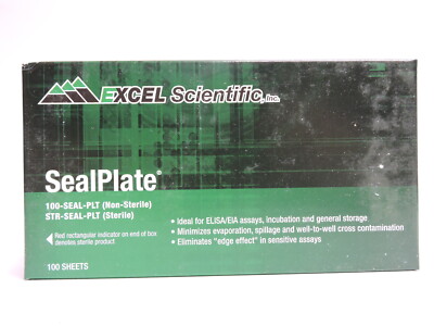 Excel Scientific - SealPlate Sealing Films Sterile - (100 per pack) STR-SEAL-PLT