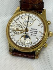 KIENZLE CRONO CALENDARIO FASI LUNARI AUTOMATICO  ANNIVERSARY 1822-1992 ED. LIMIT