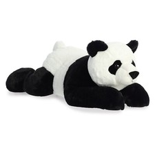 Aurora - Large Black Super Flopsie - 28" Panda - Adorable Stuffed Animal