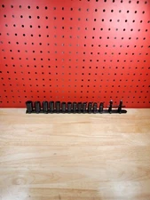 Matco Tools TSS13A 13-Piece 3/8” Drive Twist Socket Set W/ Rail & Knockout Punch