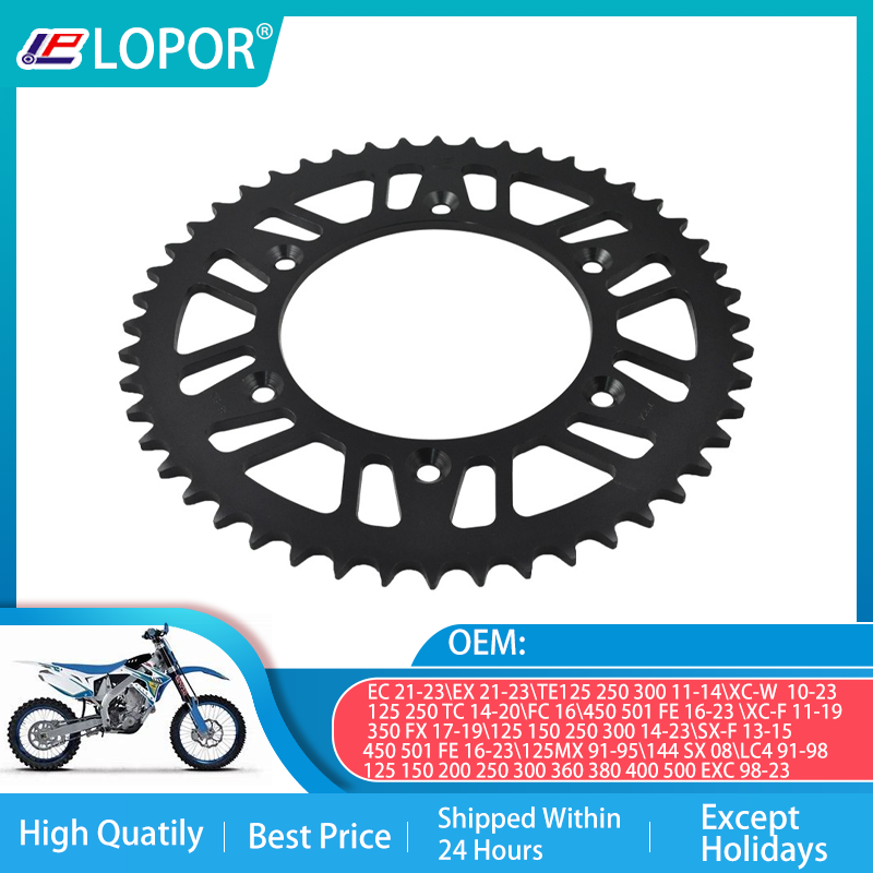 LOPOR 520-50T Motorcycle Rear Sprocket For EXC MX XC-W XC MXC SX