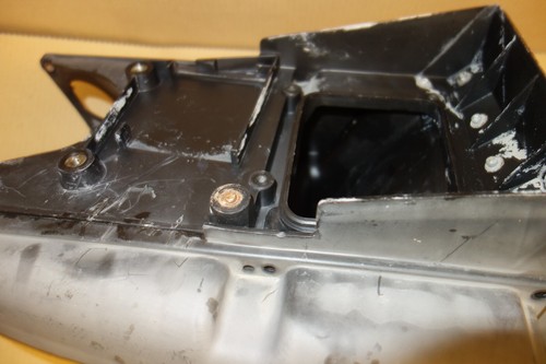 YAMAHA XT400 XT 400 3TB XT600 airbox air filter intake DAMAGED - Picture 7 of 11