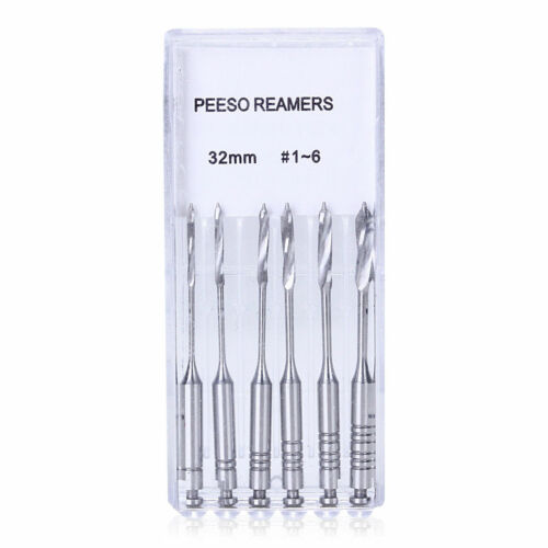 1 Pack 6 Pcs Dental SST Endodontic Root Canal Peeso Reamers/GATES DRILLS 28/32mm - Picture 6 of 31