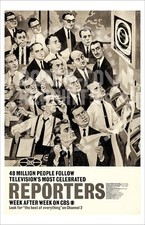 TELEVISION - CBS TELEVISION POSTERS - REPORTERS