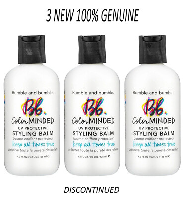 Bumble BB COLOR MINDED UV PROTECTIVE STYLING BALM (4.2 oz) - 3 NEW GENUINE