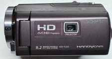 SONY HDR-PJ540 Handycam Bordeaux Brown Optical zoom 30x touch panel with case