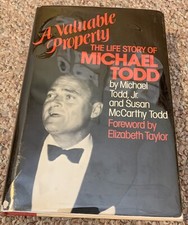 A VALUABLE PROPERTY Life of Michael Todd 1st 1983 HC Signed Elizabeth Taylor