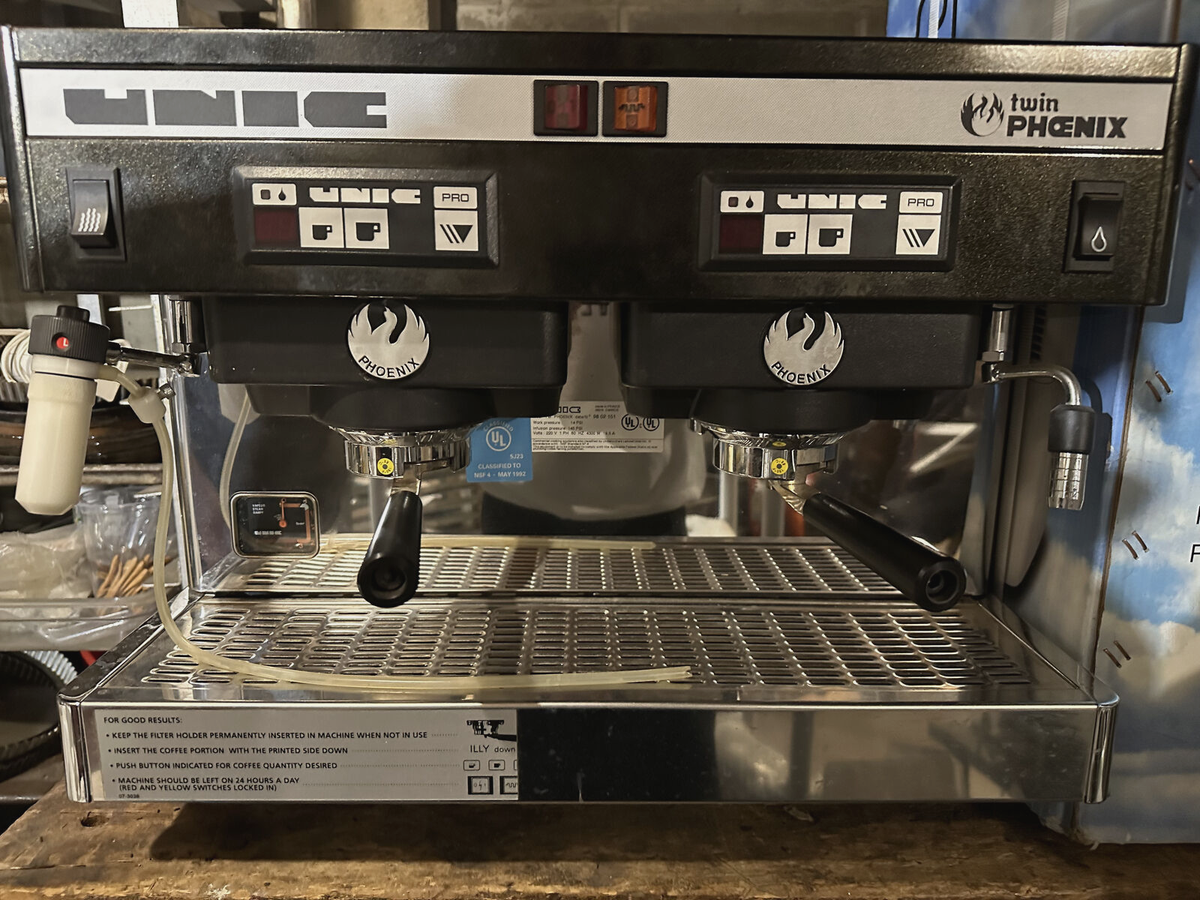 Never Used UNIC Twin Phoenix-R Espresso Machine | eBay