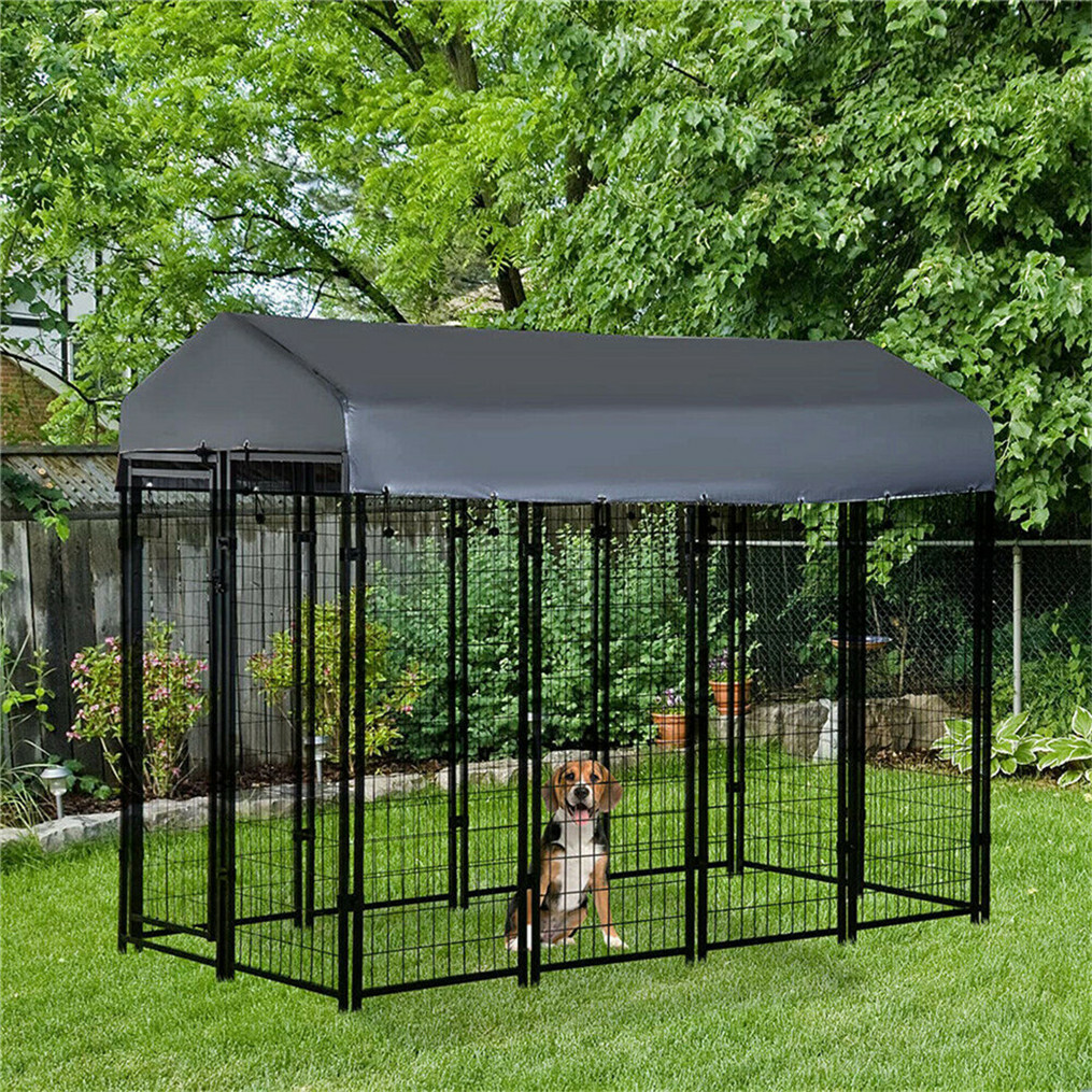 XXL Outdoor Dog Kennel Walk in Pet Cage Chicken Run Coop Enclosure with