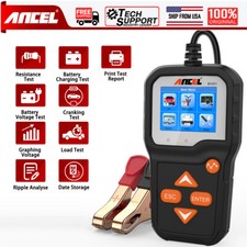 ANCEL BA301 Car  Motorcycle Battery Load Tester Charging Cranking Analyzer 12V