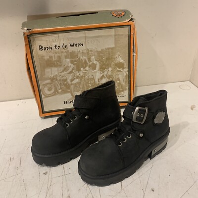 Harley Davidson Womens Shoes NEW IN BOX BLACK