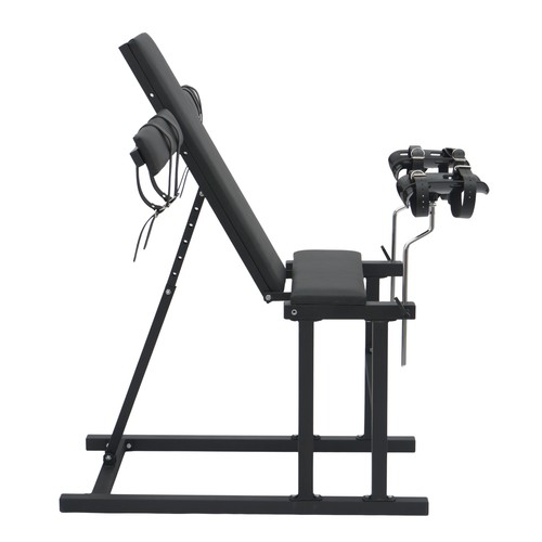 Sex Chair Restraint Frame Sex Bed Adjustable BDSM Handcuff Bondage Split Leg UK - Picture 10 of 10