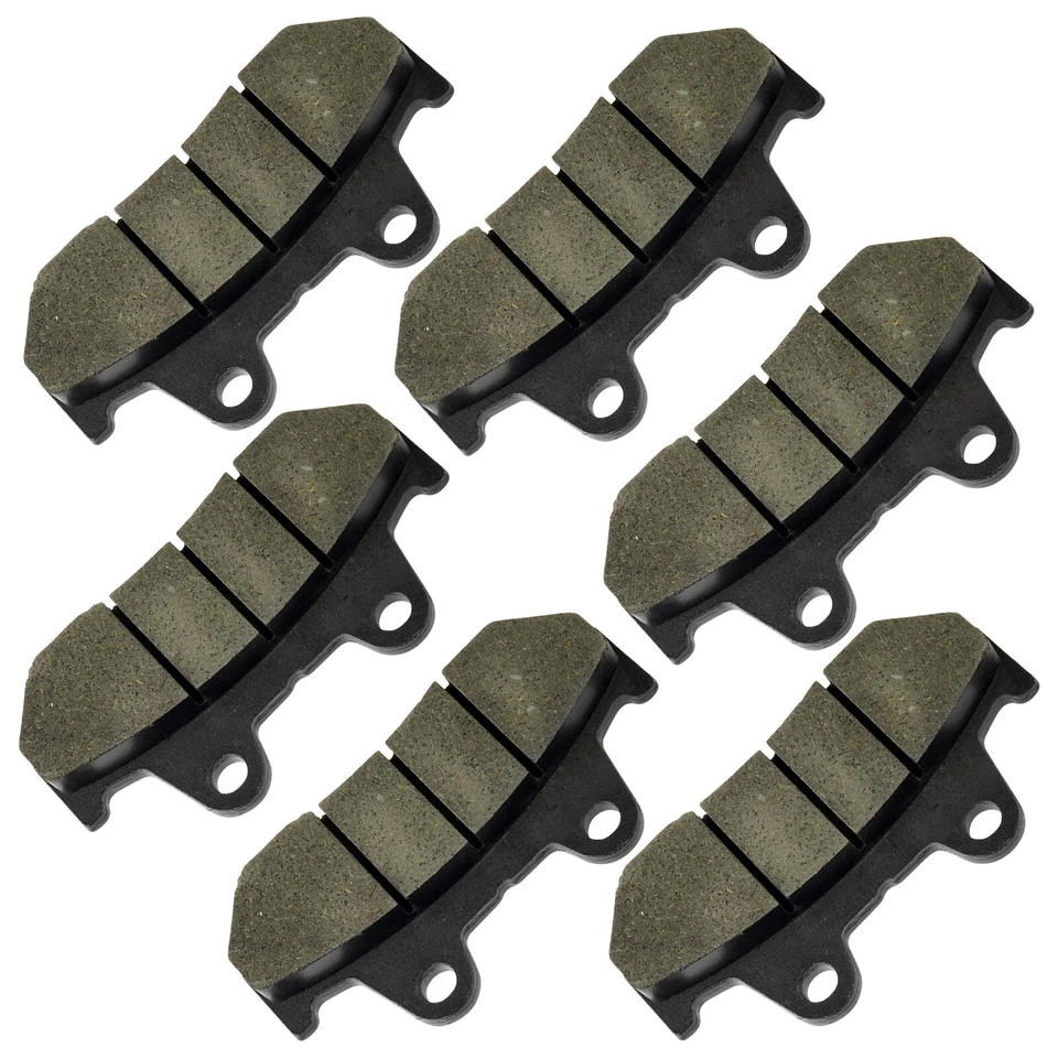 Front And Rear Brake Pads for Honda GL1200A Gold Wing 1200 Aspencade 1984-1987 - Image 3 of 4