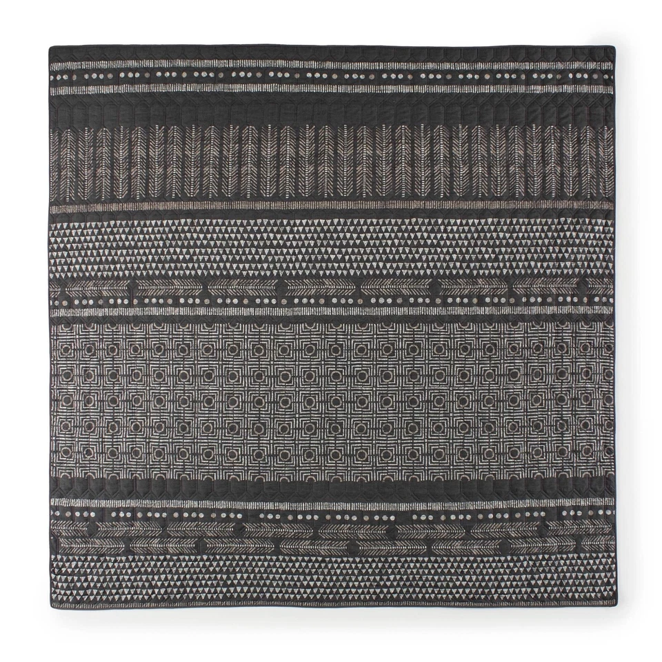 Juego de Edredón Doble Estampado Lineal Geométrico Boho Southwestern Azteca Bolso a Juego Foto 2 de 4