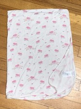 Angel Dear Viscose Bamboo Pig Flowers Butterfly Baby Blanket