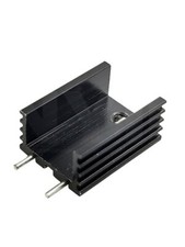 Twin Pin 15 10 20MM YK20 TO-220 Triode Heat Sink 5PCS