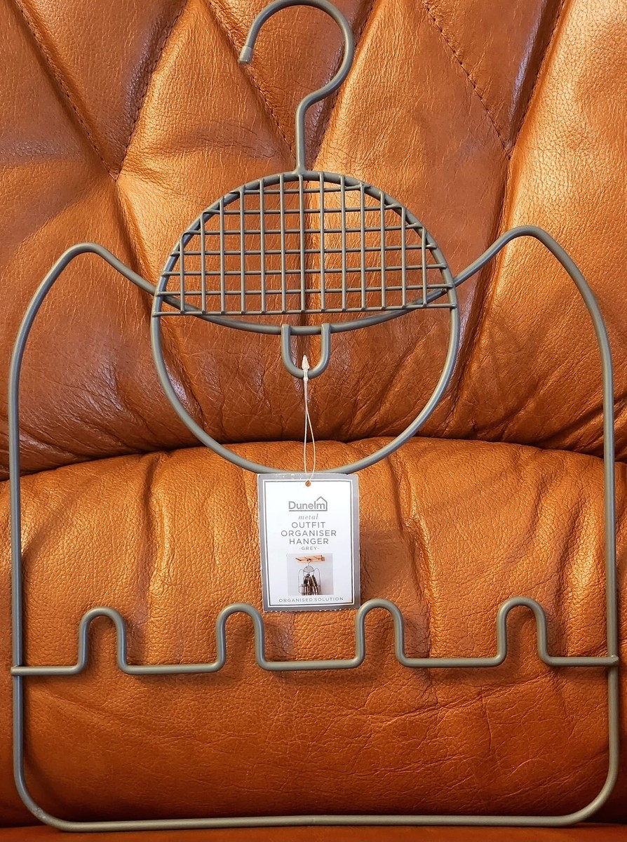 Dunelm Metal Outfit Organiser Hanger H x W x D