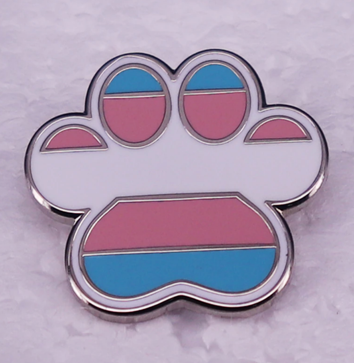 ◆Aimee✳︎◆ Transgender Trans Pride Flag Colors Dog Cat Paw Furry LGBTQ