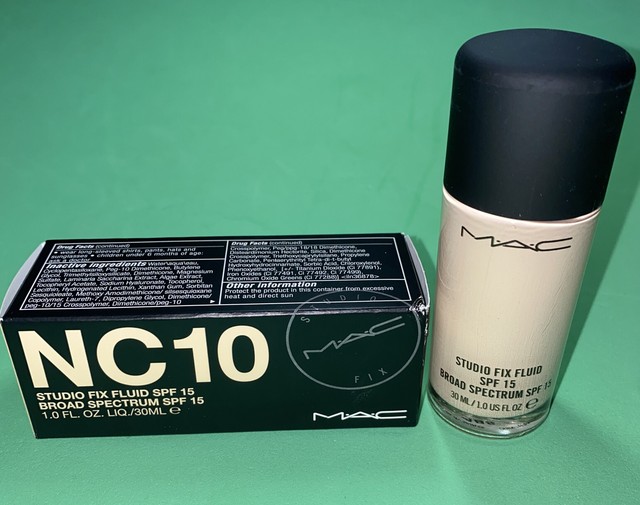 mac studio fix foundation nc10