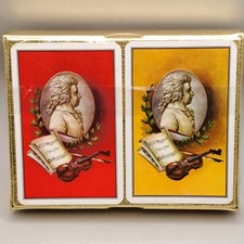 Vintage Playing Cards Mozart Wolfgang Amadeus Piatnik Austria Bridge Game SEALED