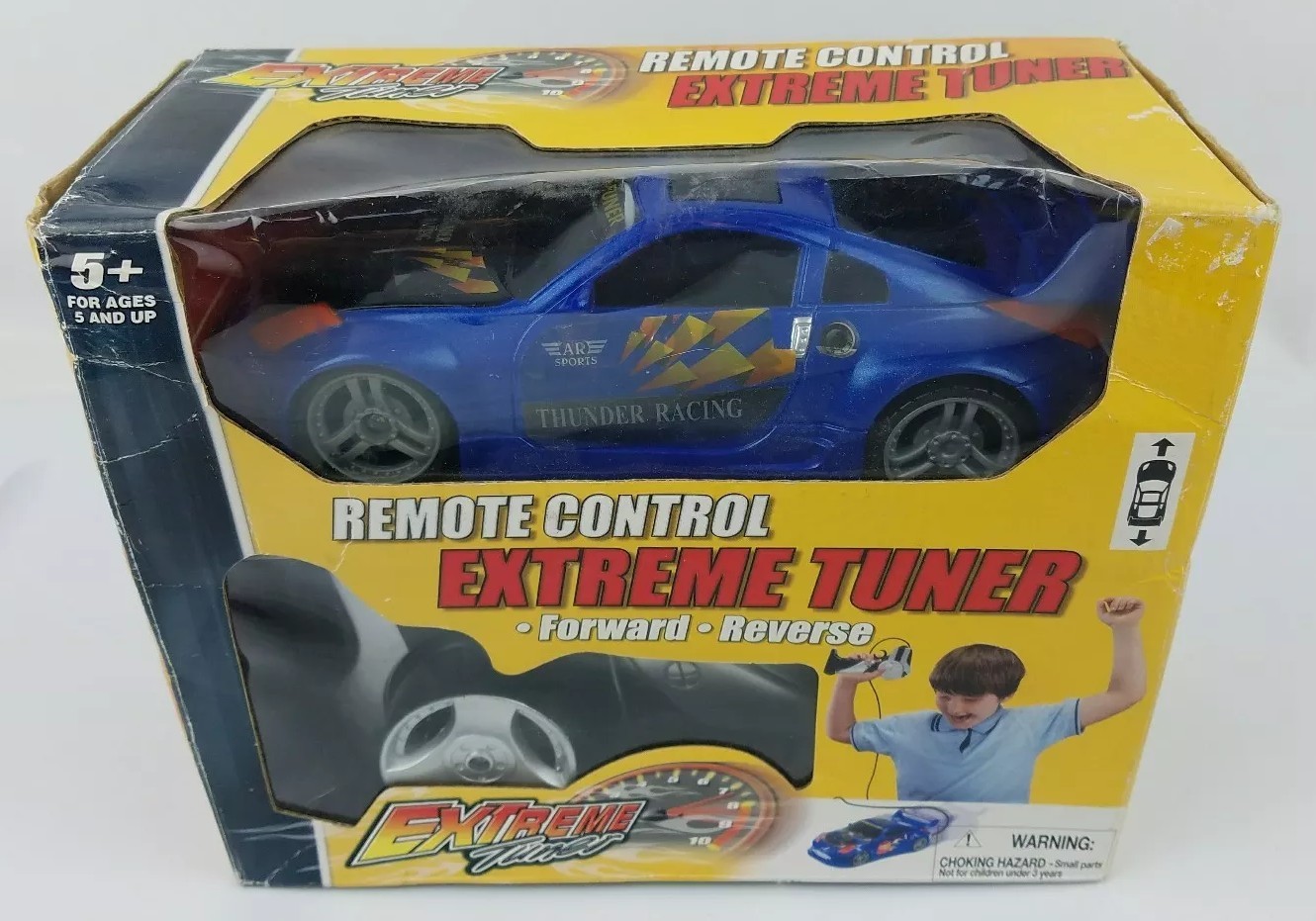 Extreme Tuner Remote Control Race Car Blue Ages 5+ RC Thunder Racing