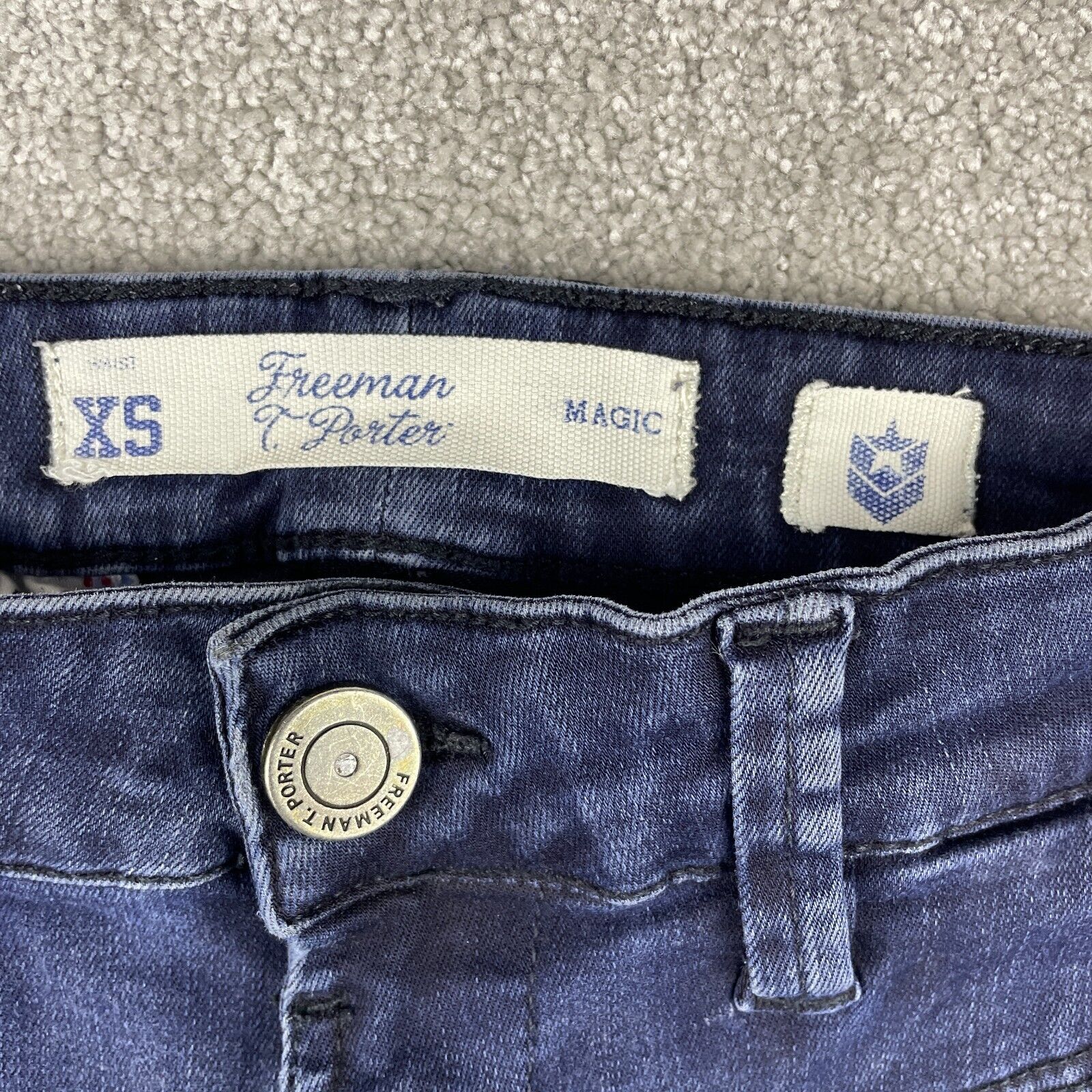 Freeman T. Porter Jeans Women's XS Cigarette Skinny Dark Wash European Denim  | eBay