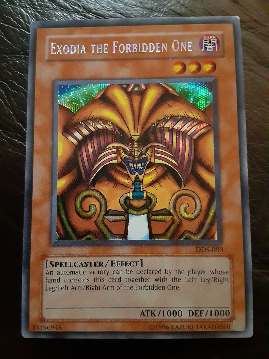 EXODIA THE FORBIDDEN ONE - DDS-003 - Prismatic Secret Rare YuGiOh