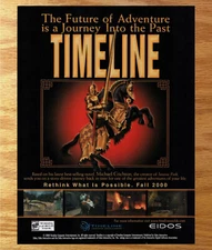 Timeline Journey into Past Eidos  - Video Game Print Ad / Poster Promo Art 2001