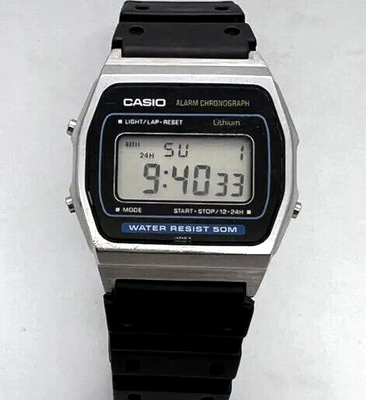 CASIO W-34 Vintage 80's CASIO W-34 Module 415 Mens 40mm Digital