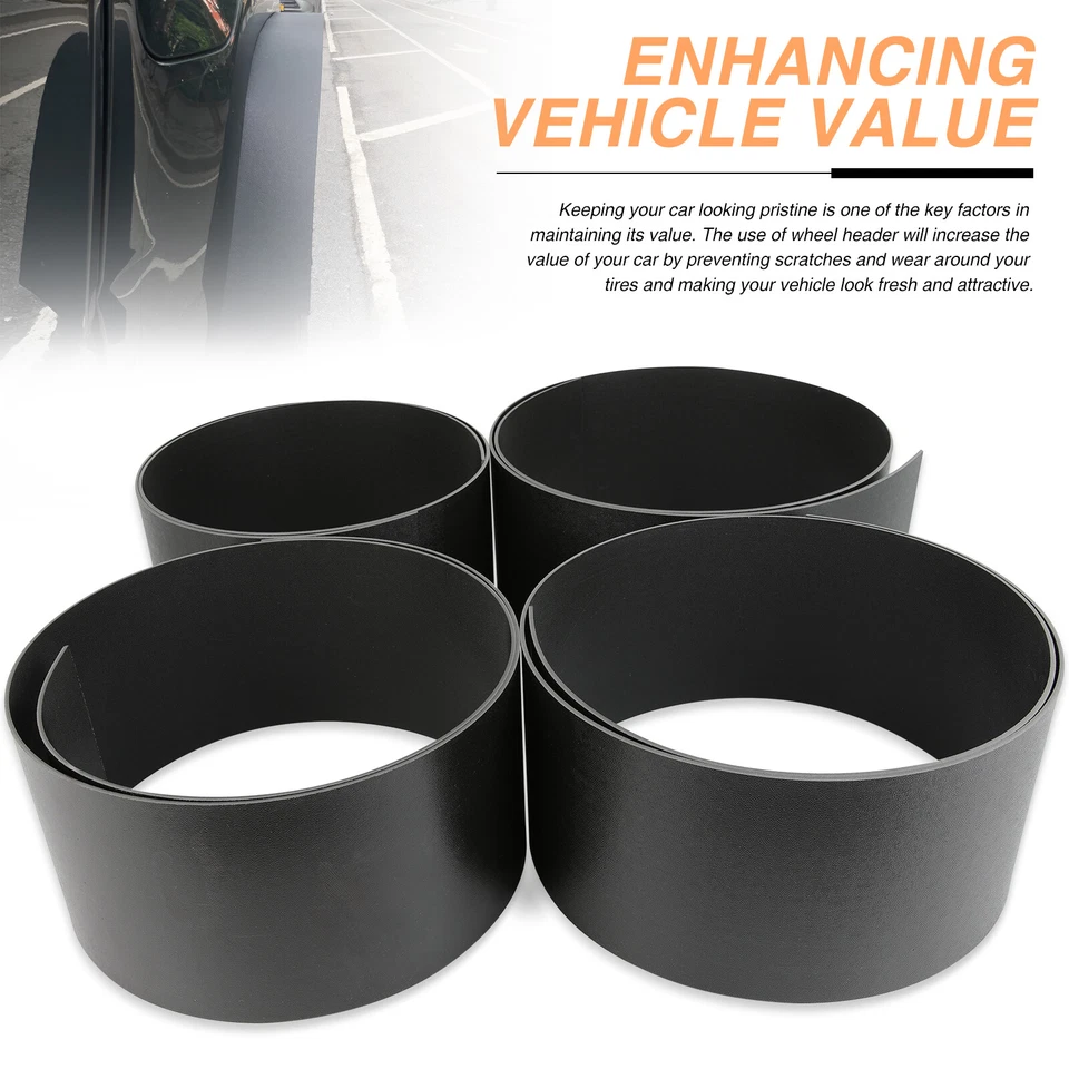 Kit de carrocería de arcos de rueda extra anchos para guardabarros para Kawasaki Teryx 750 800 4 piezas Foto 4 de 4