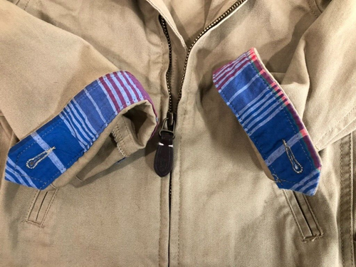 VTG Polo Ralph Lauren Pony Harrington Full Zip Jacket Beige Toddler Size 3T - Picture 6 of 9