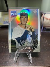 2019 Topps Chrome Update Series Ted Williams #150C-12 150 Years Greatest Moments