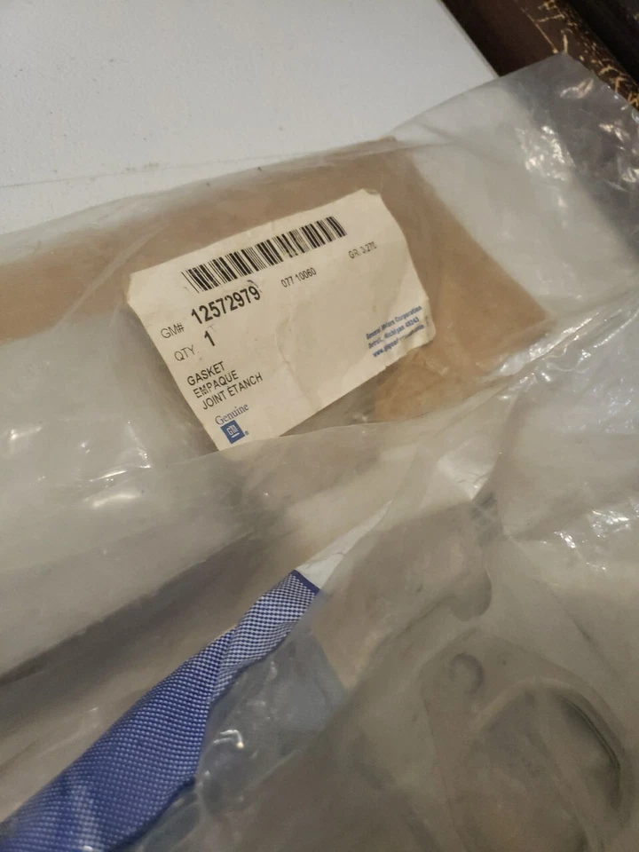 Par de juntas de colector de escape originales GM 04-07 Pontiac Saturn Chevrolet 12572979 Foto 2 de 3