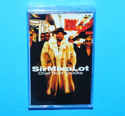 SIR MIX-A-LOT -CHIEF BOOT KNOCKA---FACTORY SEALED CASSETTE!!!