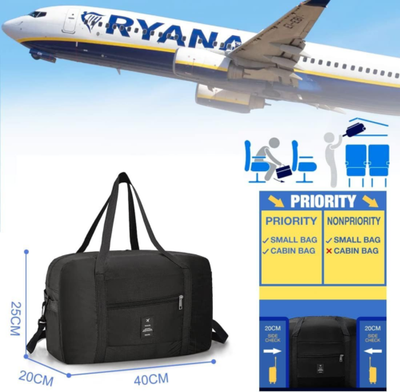40x20x25 Decathlon Borsa Ryanair 40x20x25 Borsone 40x20x25 PALAMEA