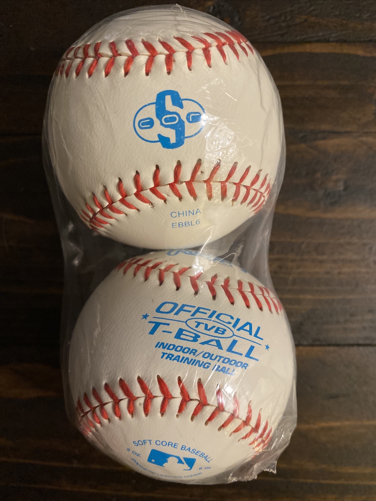 Rawlings Official TVB 9" TBall Training Baseball Set Of 2 Sealed eBay