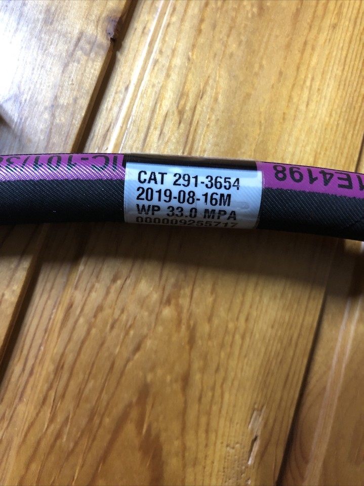 Cat 294-6 63” Long Hydraulic Hose 1E4198 With Fittings Brand New 291 ...