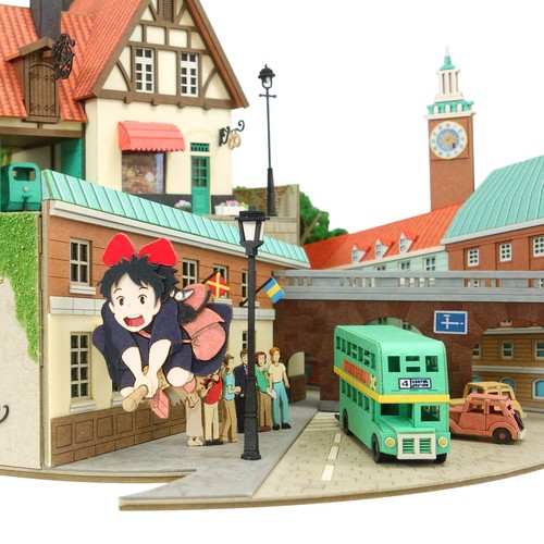 Kiki's Delivery Service Diorama Paper Craft Kit MP07-37 - Studio Ghibli Model - Picture 8 of 9