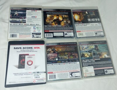 NICE Lot of 6 Video Games for PS3 Playstation 3 IN boxes Mint