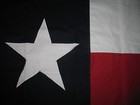 4x6 ft State of Texas EMBROIDERED Cotton Flag Banner Grommets (handmade flag