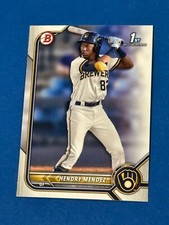 2022 Bowman Hendry Mendez 1st Bowman #BP-88 Milwaukee Brewers (Q)