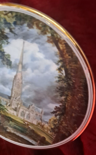 Salisbury Cathedral Collectible Plate BY John Constable/Victoria & Albert Museum - Bild 5 von 10